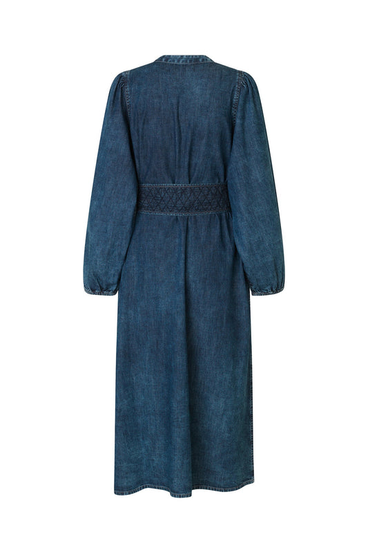 Denim Dress Parisll Midi De Blue