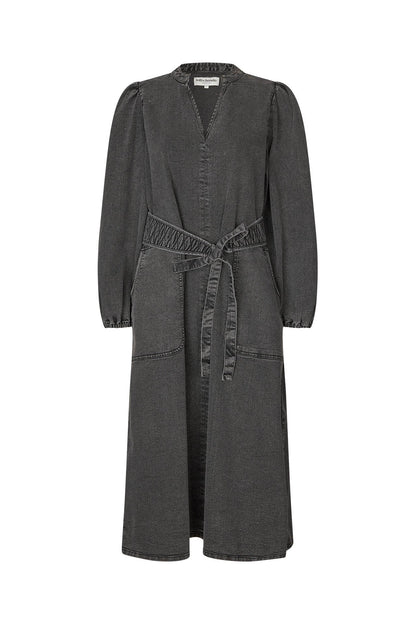 Dress Parisll Midi Dre Washed-Black