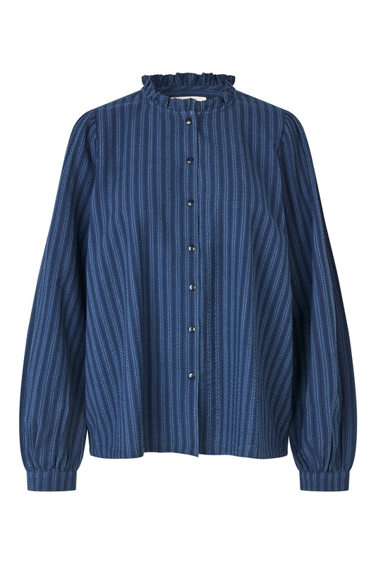 Blouse River Shirt Str Stripe
