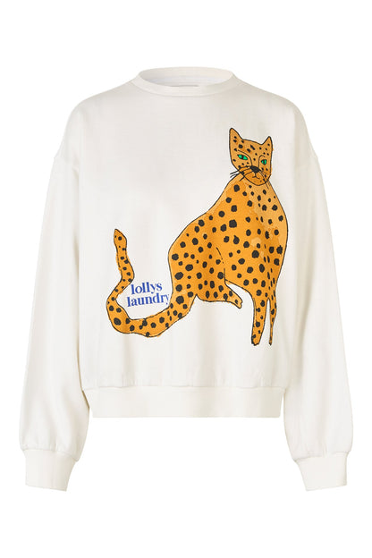 Sweatshirt Sydneyll Leopard White