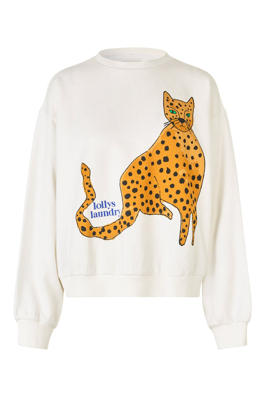 Sweatshirt Sydneyll Leopard White
