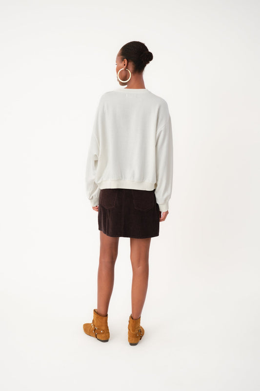 Sweatshirt Sydneyll Leopard White