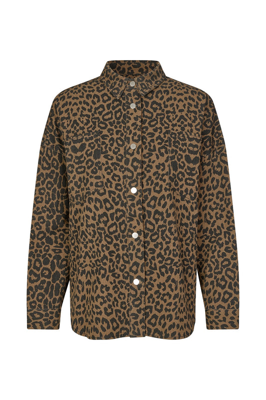 Shirt Veidall Shirt Ls Leopard-Print