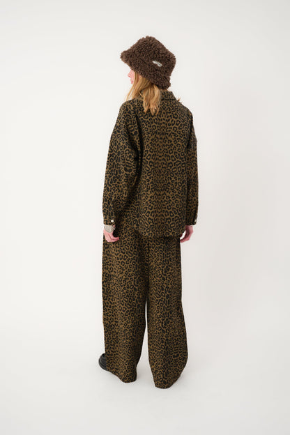 Shirt Veidall Shirt Ls Leopard-Print