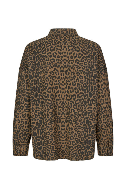 Shirt Veidall Shirt Ls Leopard-Print