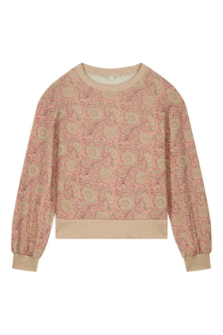 Sweatshirt Petra Pink-Daisy-Garden