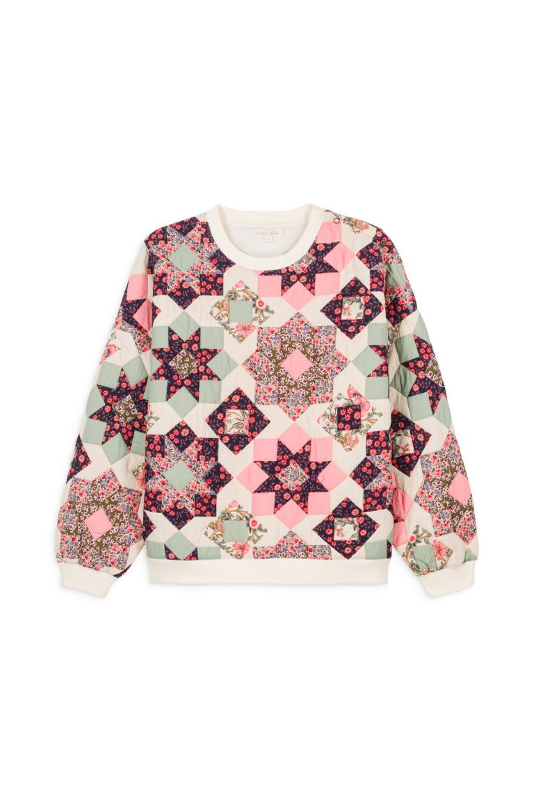 Sweatshirt Pantin Pantine Star-Patchwork