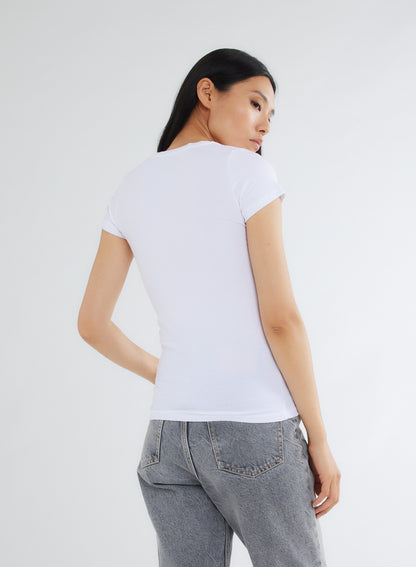 Tshirt 001-fts007 Blanc