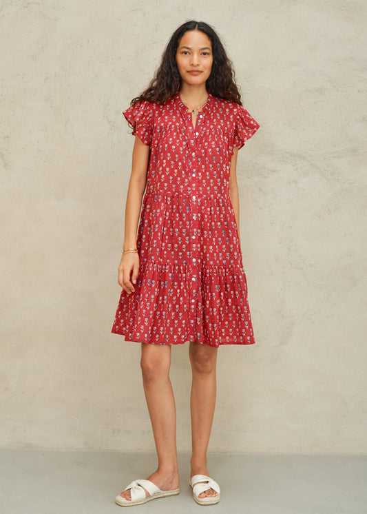 Dress Ari Frill S Dre Red