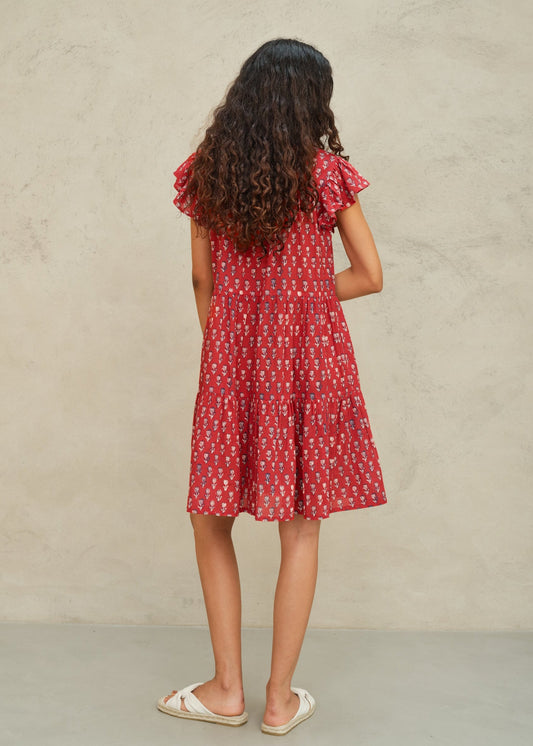 Dress Ari Frill S Dre Red