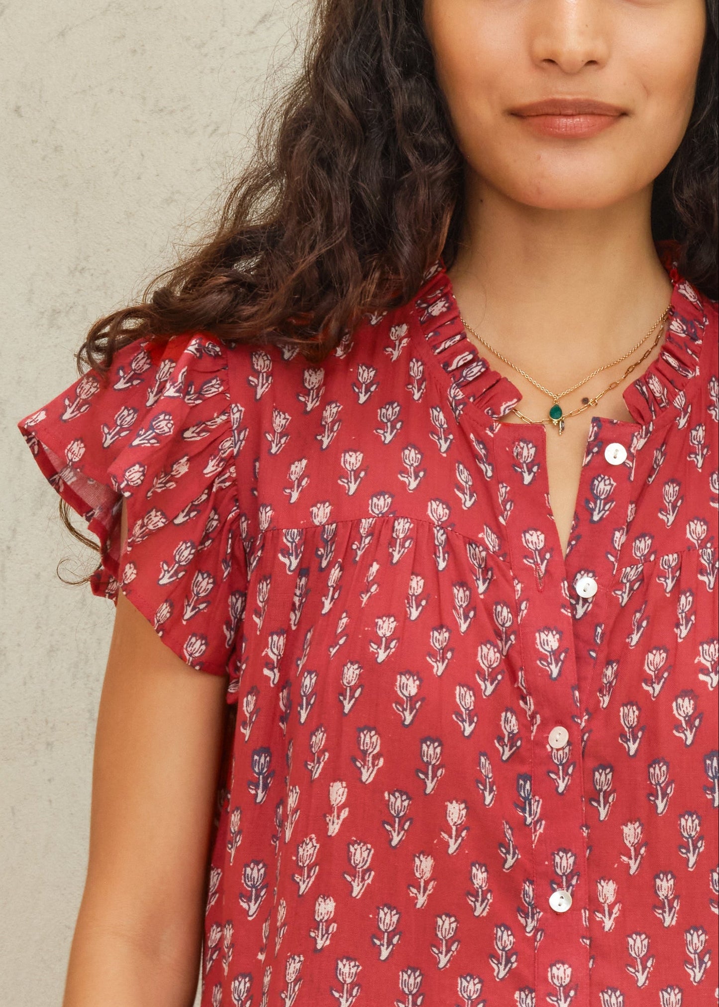 Dress Ari Frill S Dre Red