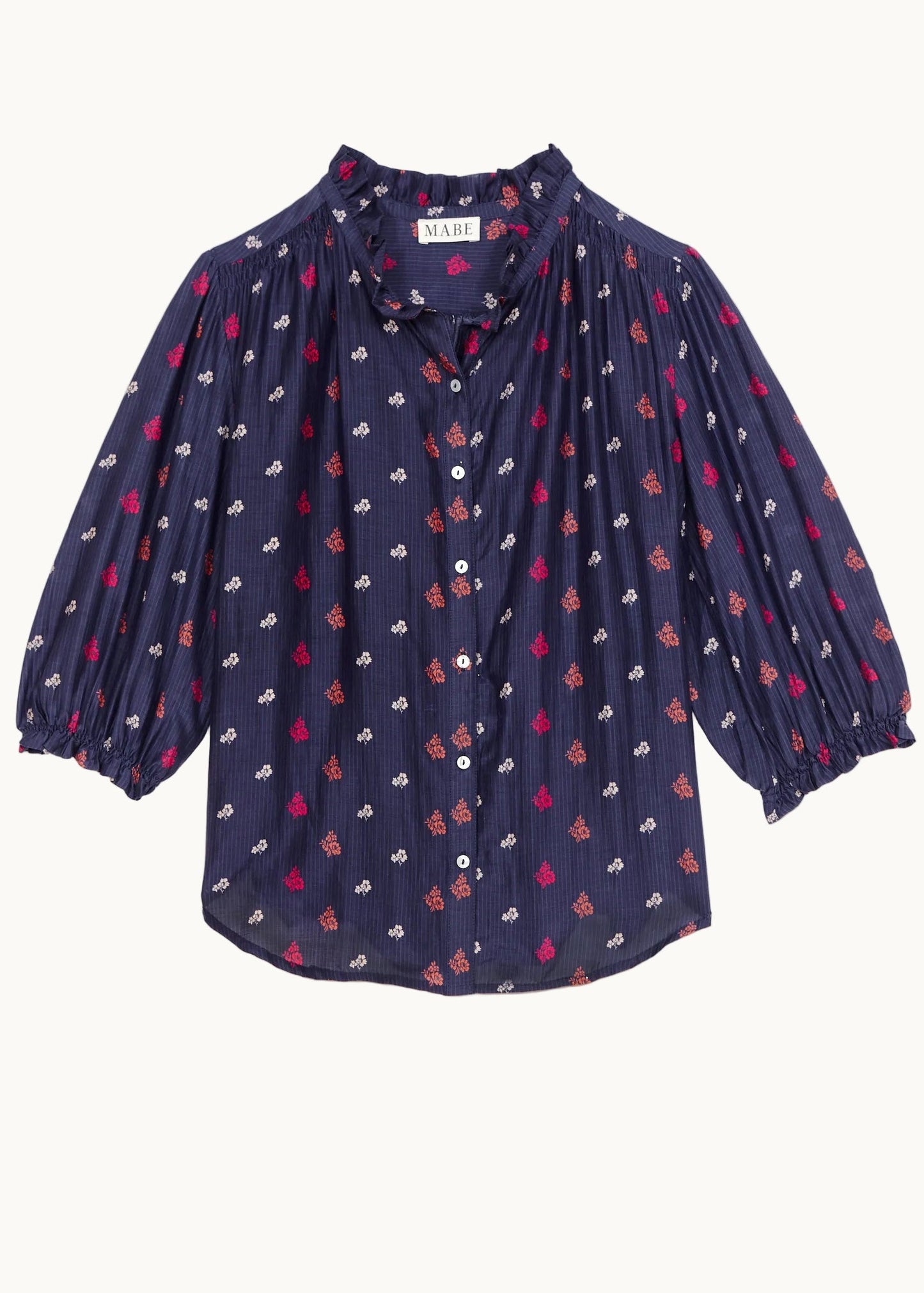 Blouse Auden Ls Top Navy