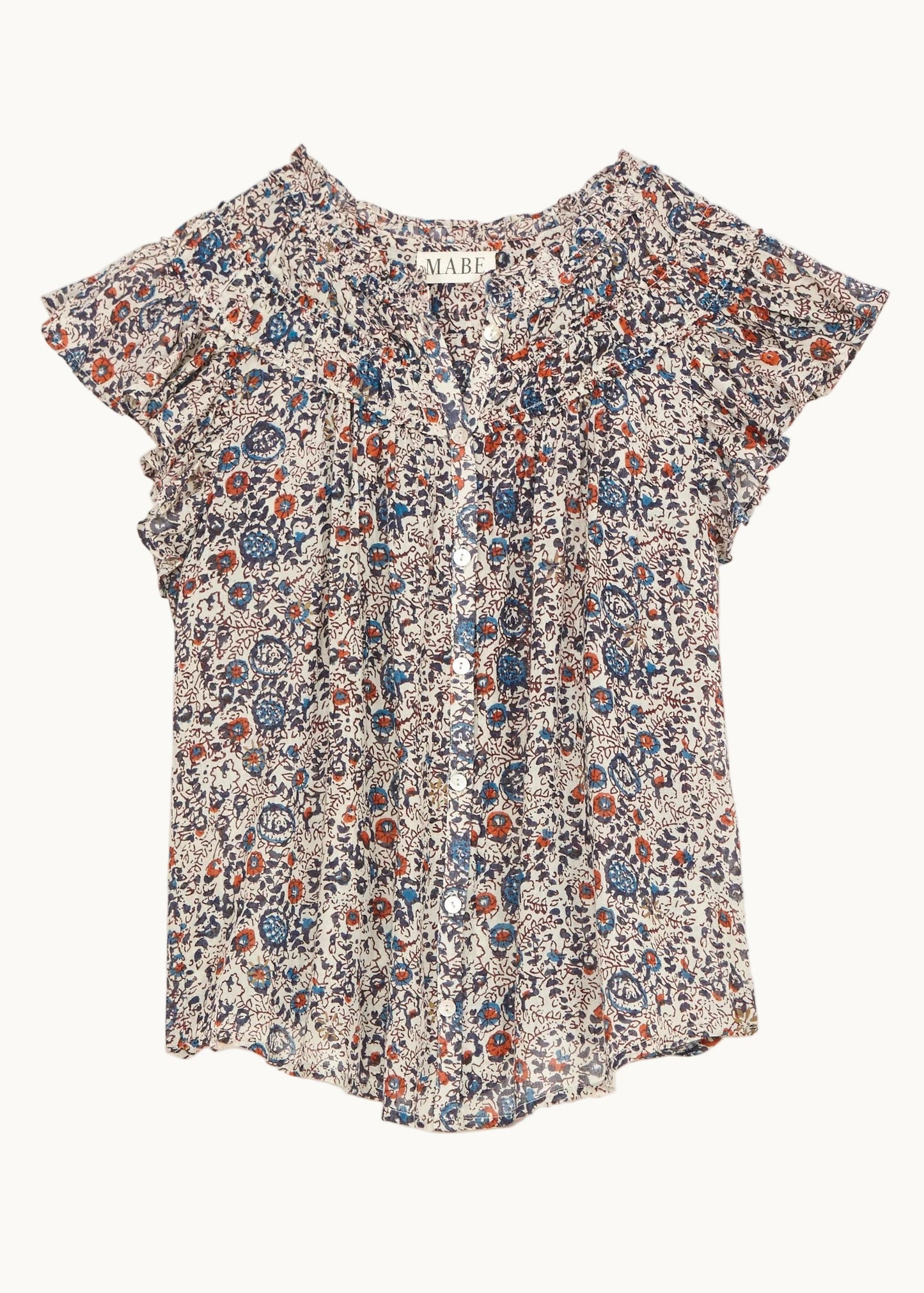 Blouse Cass 749688 Indigo-Rust
