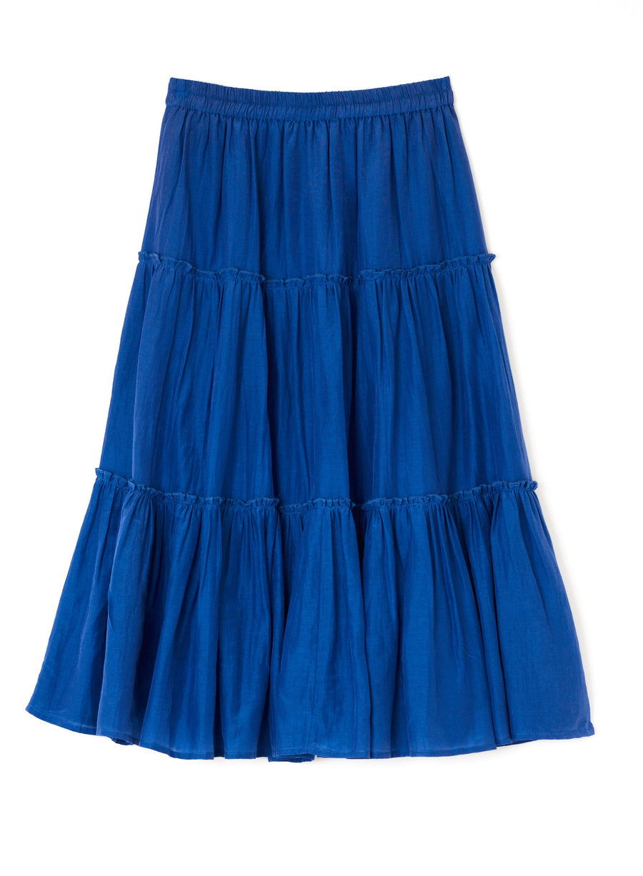 Skirt Della Midi Blue