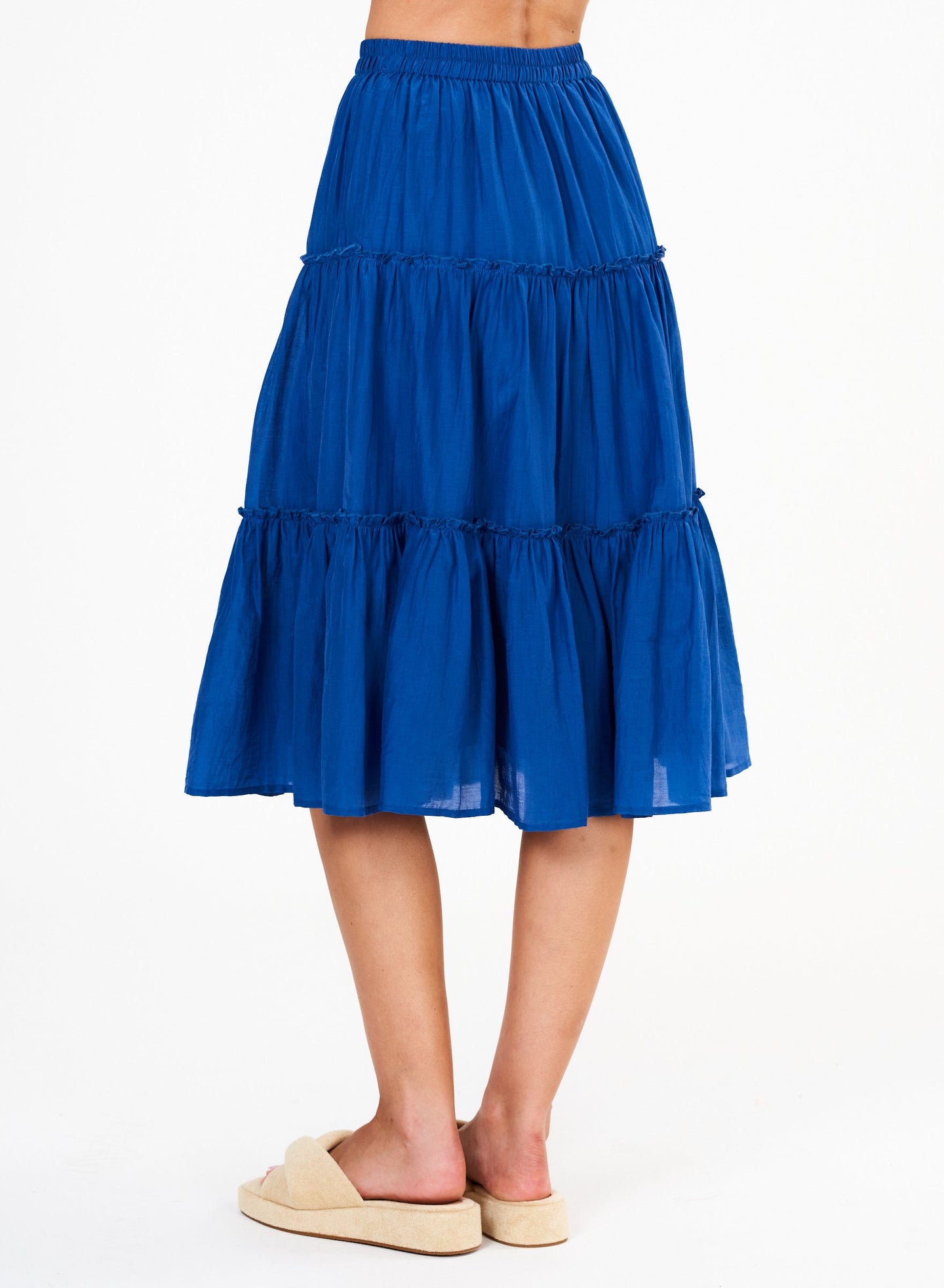 Skirt Della Midi Blue