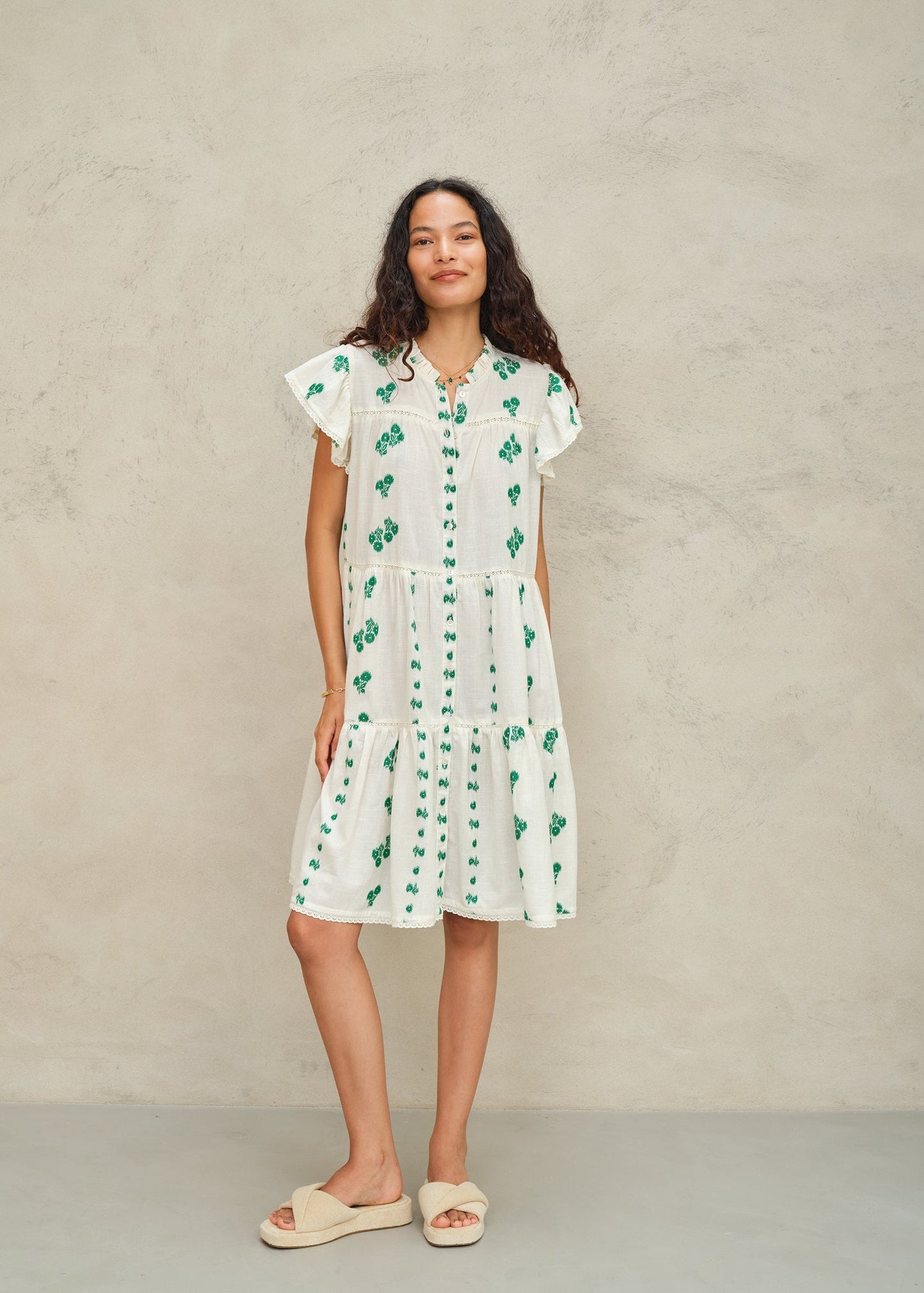 Dress Iris Frill S Dre Green