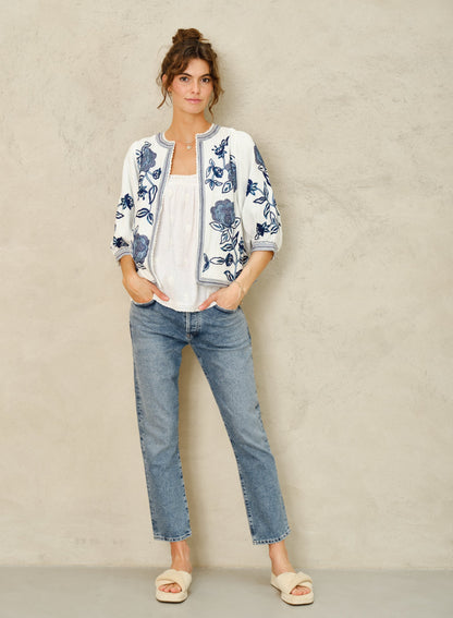 Jacket Lucia Emb Jkt Blue