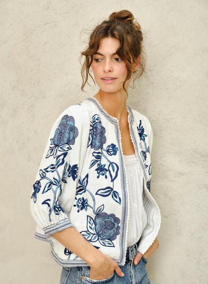 Jacket Lucia Emb Jkt Blue