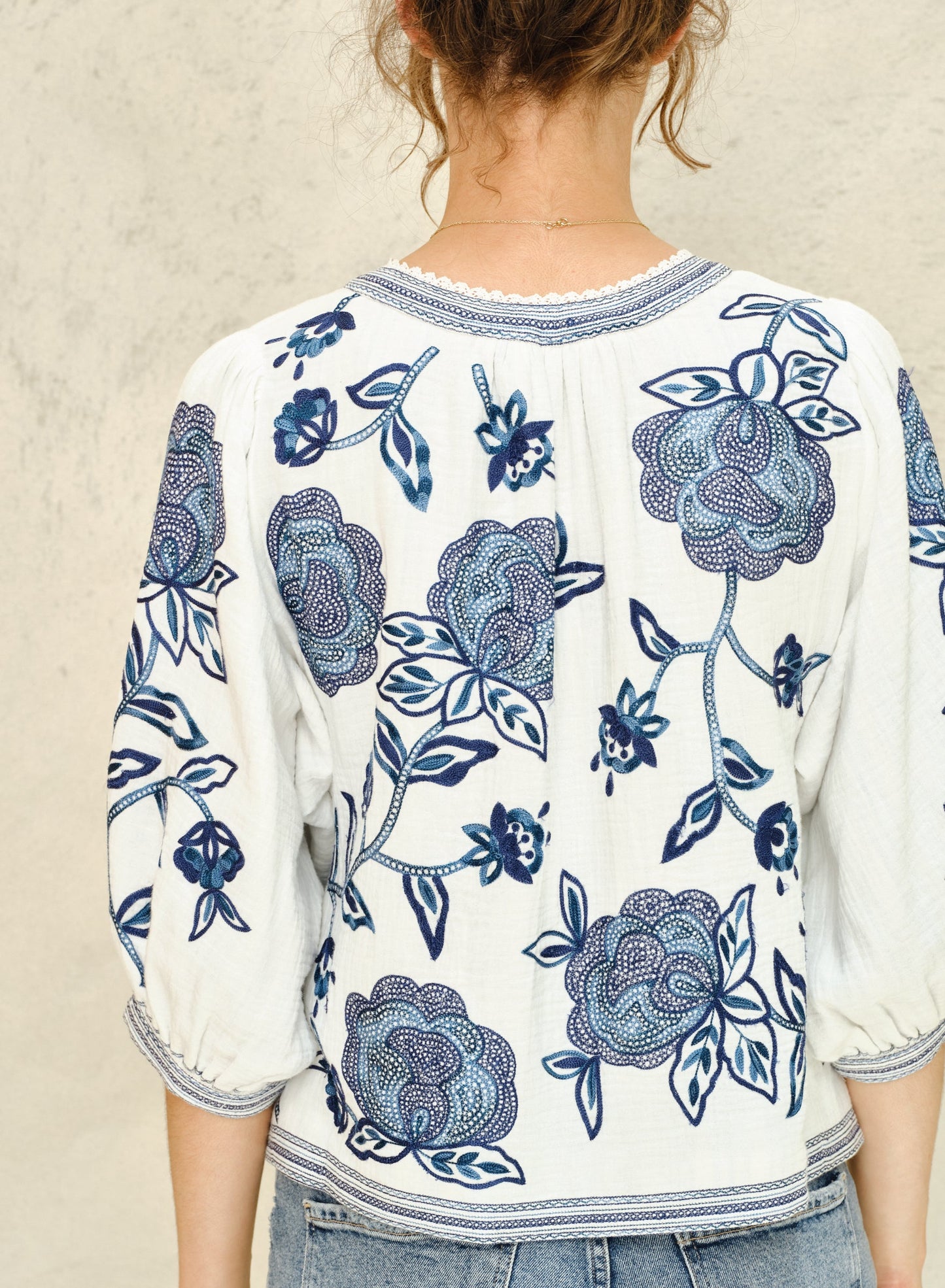 Jacket Lucia Emb Jkt Blue