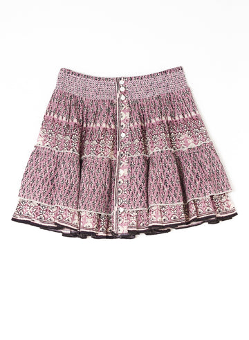 Skirt Mari Print Mini Lilac