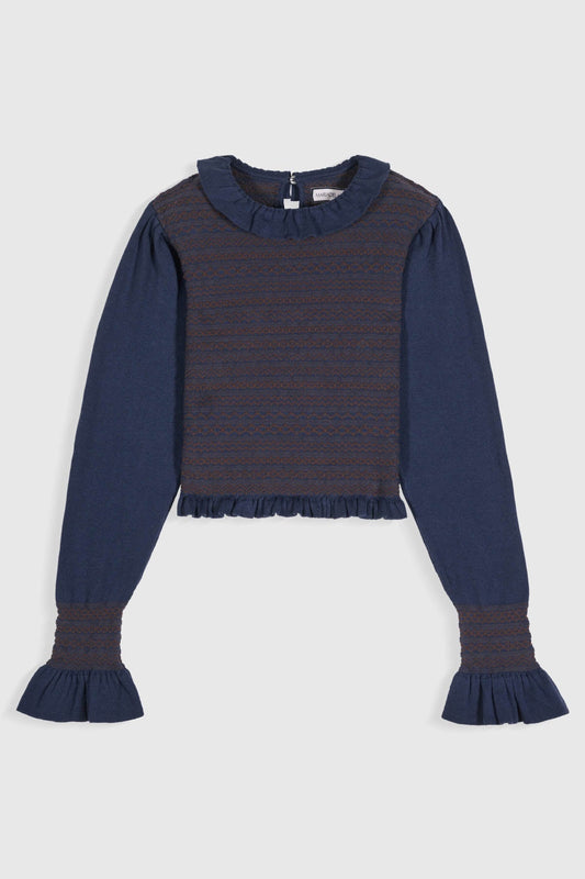 MARIA DE LA ORDEN-698 ALERIA KNIT TOP-NAVY_01.jpg