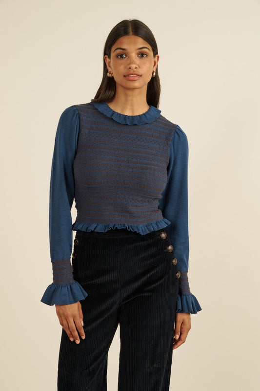 MARIA DE LA ORDEN-698 ALERIA KNIT TOP-NAVY_02.jpg