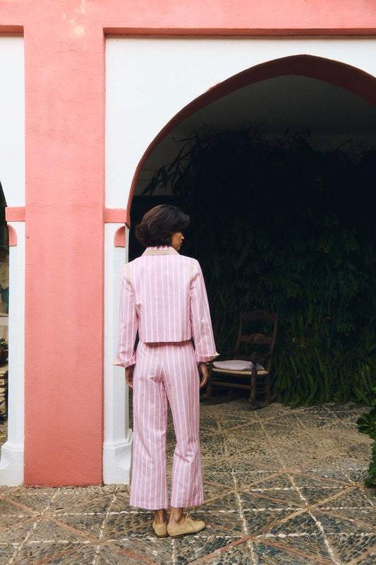 Jacket Clover Jacket Pink-Stripes