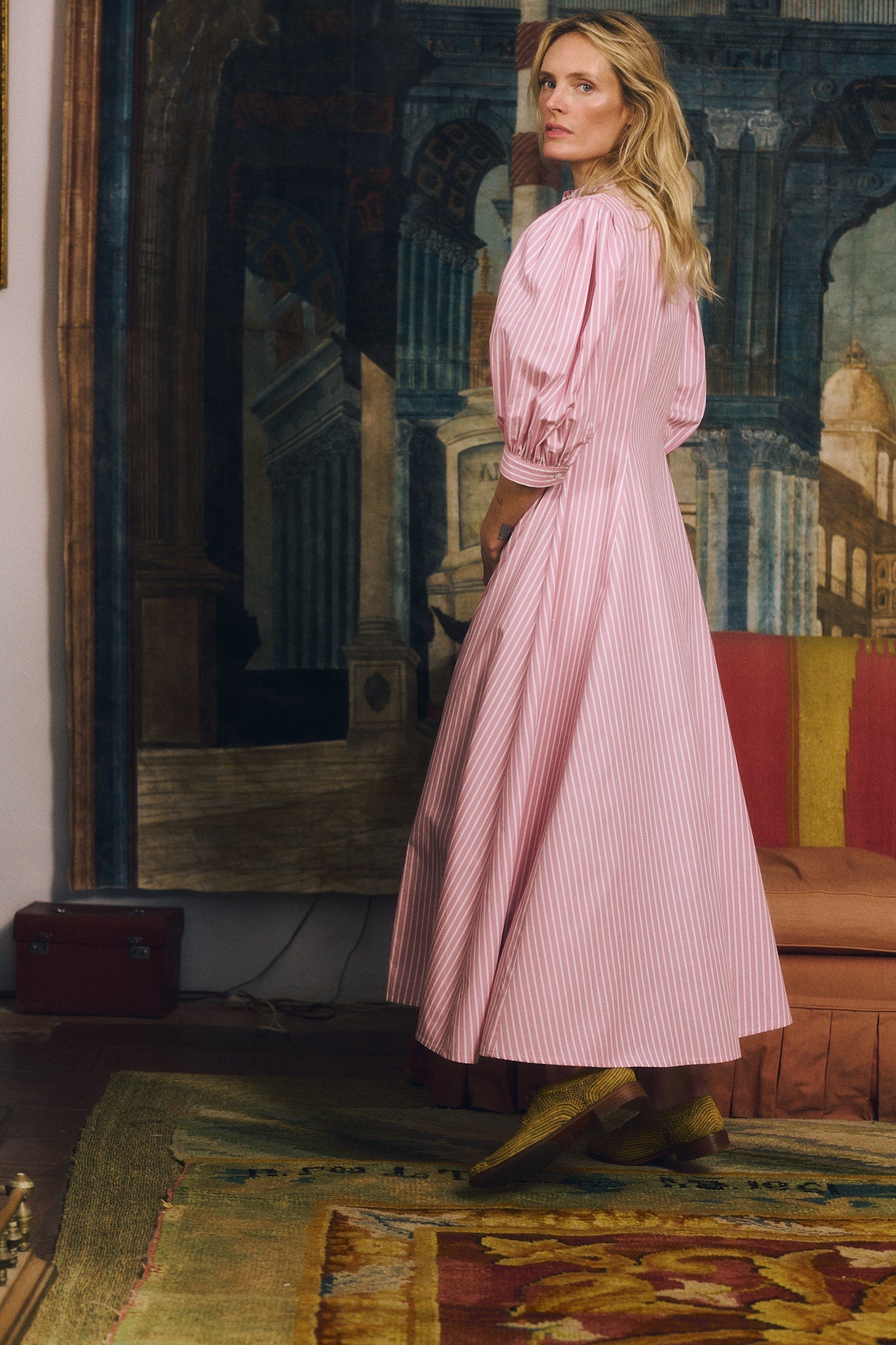 Dress Dimitra Dress Pink-Stripes