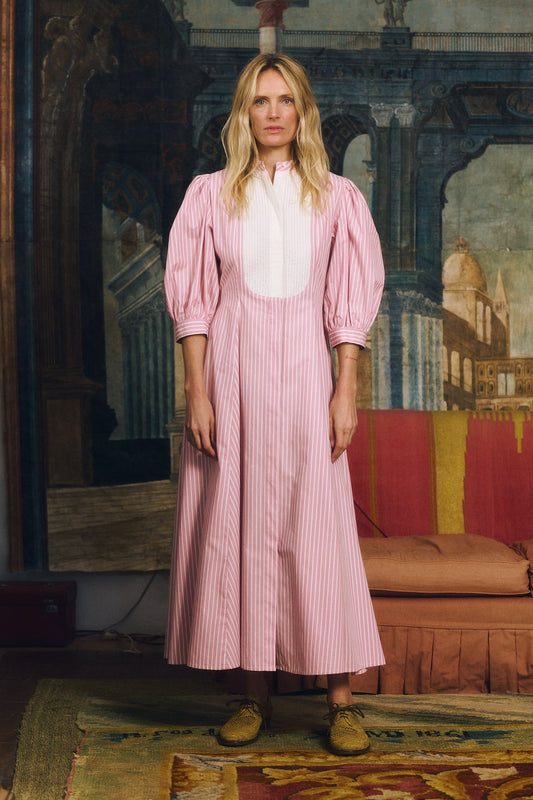 Dress Dimitra Dress Pink-Stripes