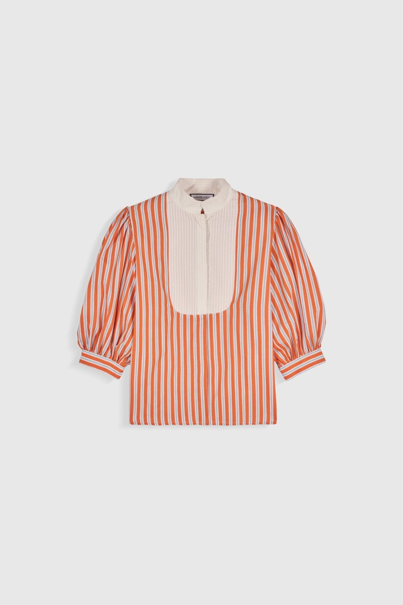 Blouse Dimitra Shirt Orange-Stripes