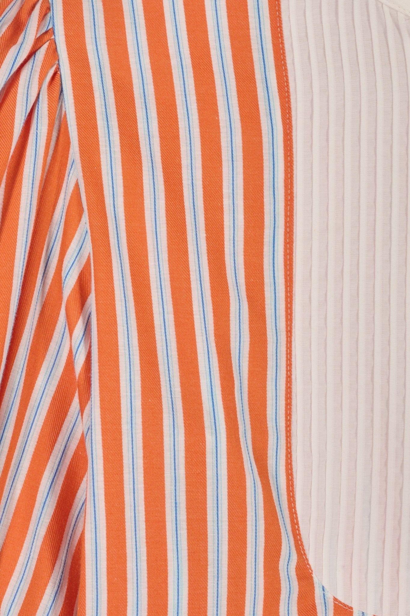 Blouse Dimitra Shirt Orange-Stripes