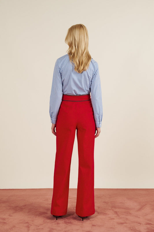 Shirt Fairy Stripes Sh Blue-Multi-Stripes