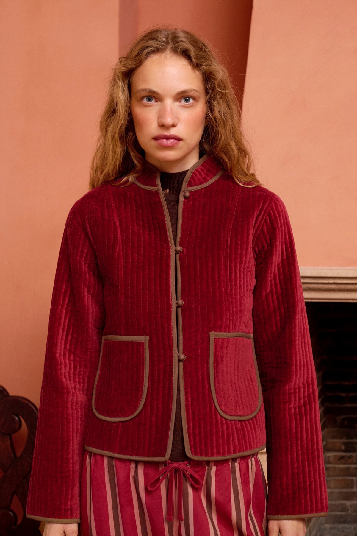 MARIA DE LA ORDEN-698 FITTONIA JACKET-CABERNET_04.jpg