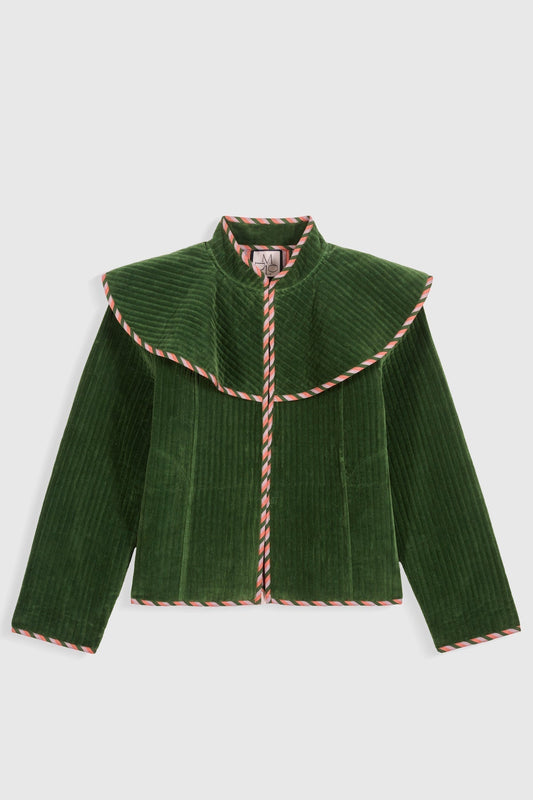 Coat Jardin Jacket Green-Velvet