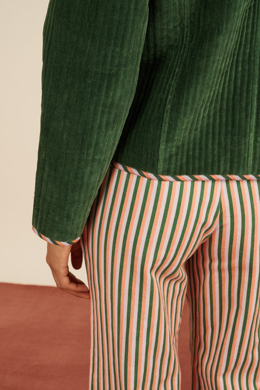 Coat Jardin Jacket Green-Velvet