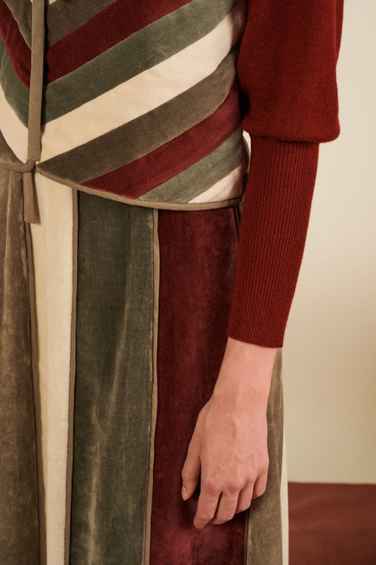 Skirt Sao Paulo Skirt Multi-Velvet