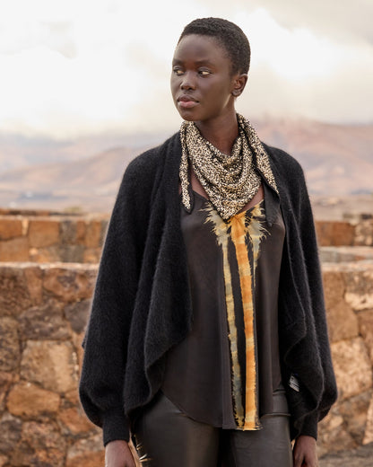 Scarf Gol Black-Gold