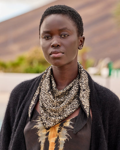 Scarf Gol Black-Gold