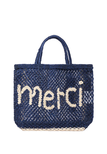 The Jacksons Woven Merci Tote Bag - Purple - One Size