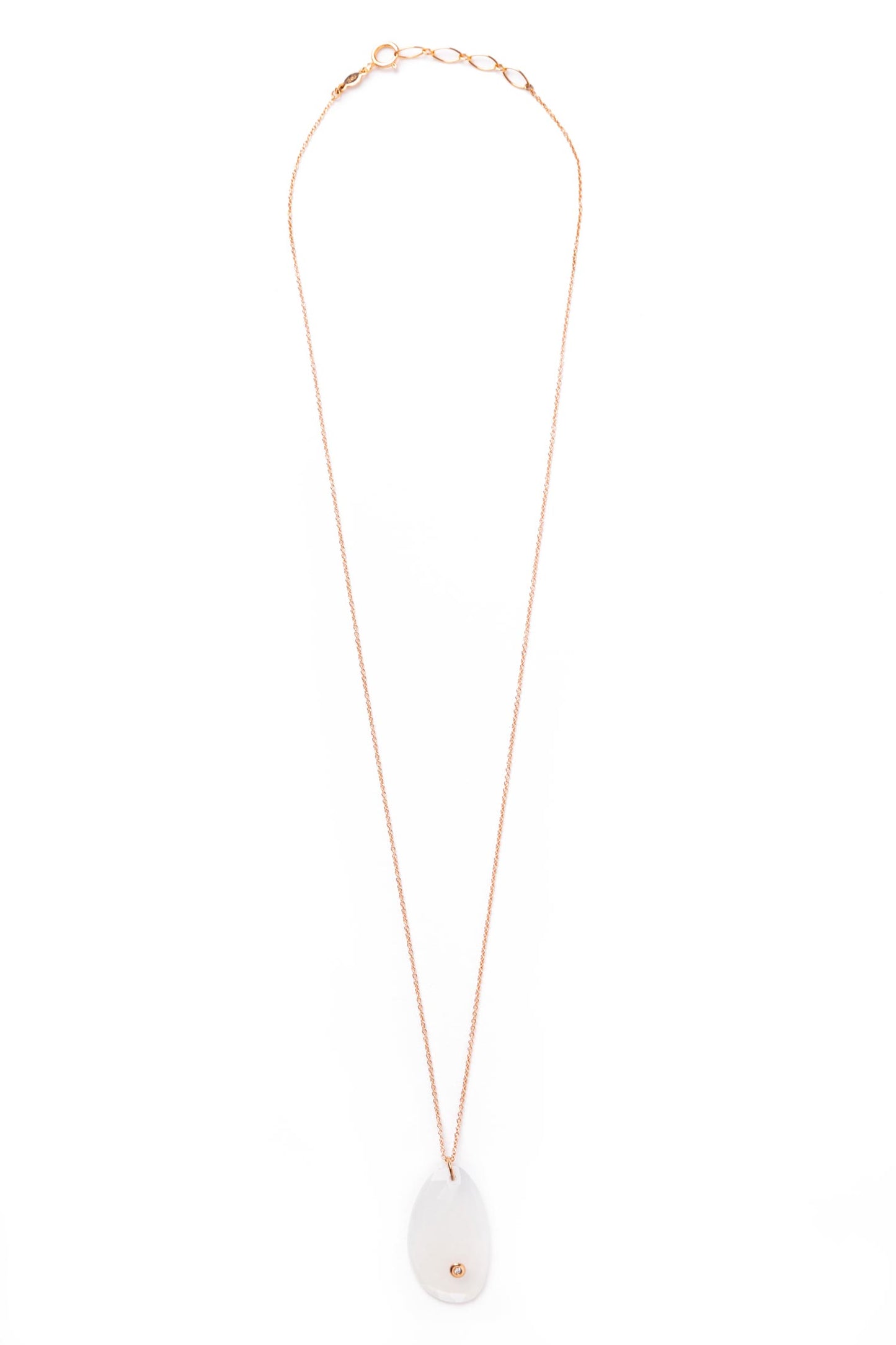 Necklace Nan100 Chalcedony