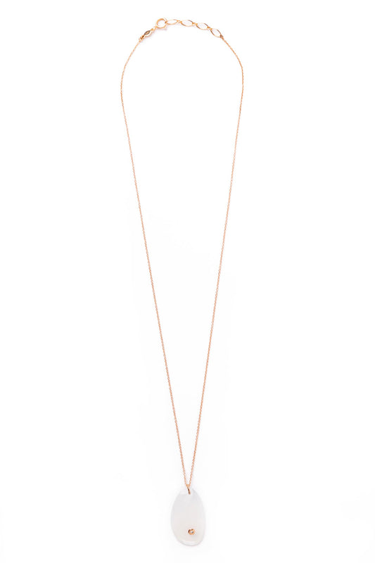 Necklace Nan100 Chalcedony