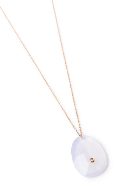 Necklace Nan100 Chalcedony