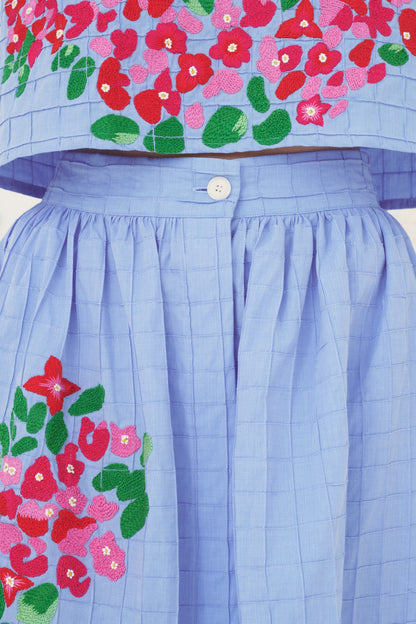 Skirt 20 Skirt Mona Blue-Chine
