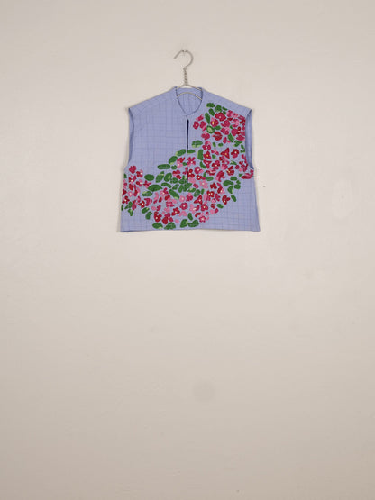 Blouse 19 Top Gaia Blue-Chine