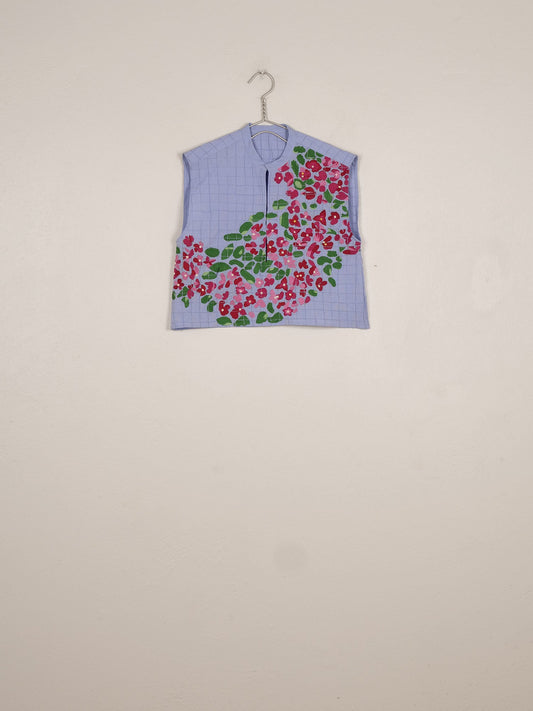 Blouse 19 Top Gaia Blue-Chine