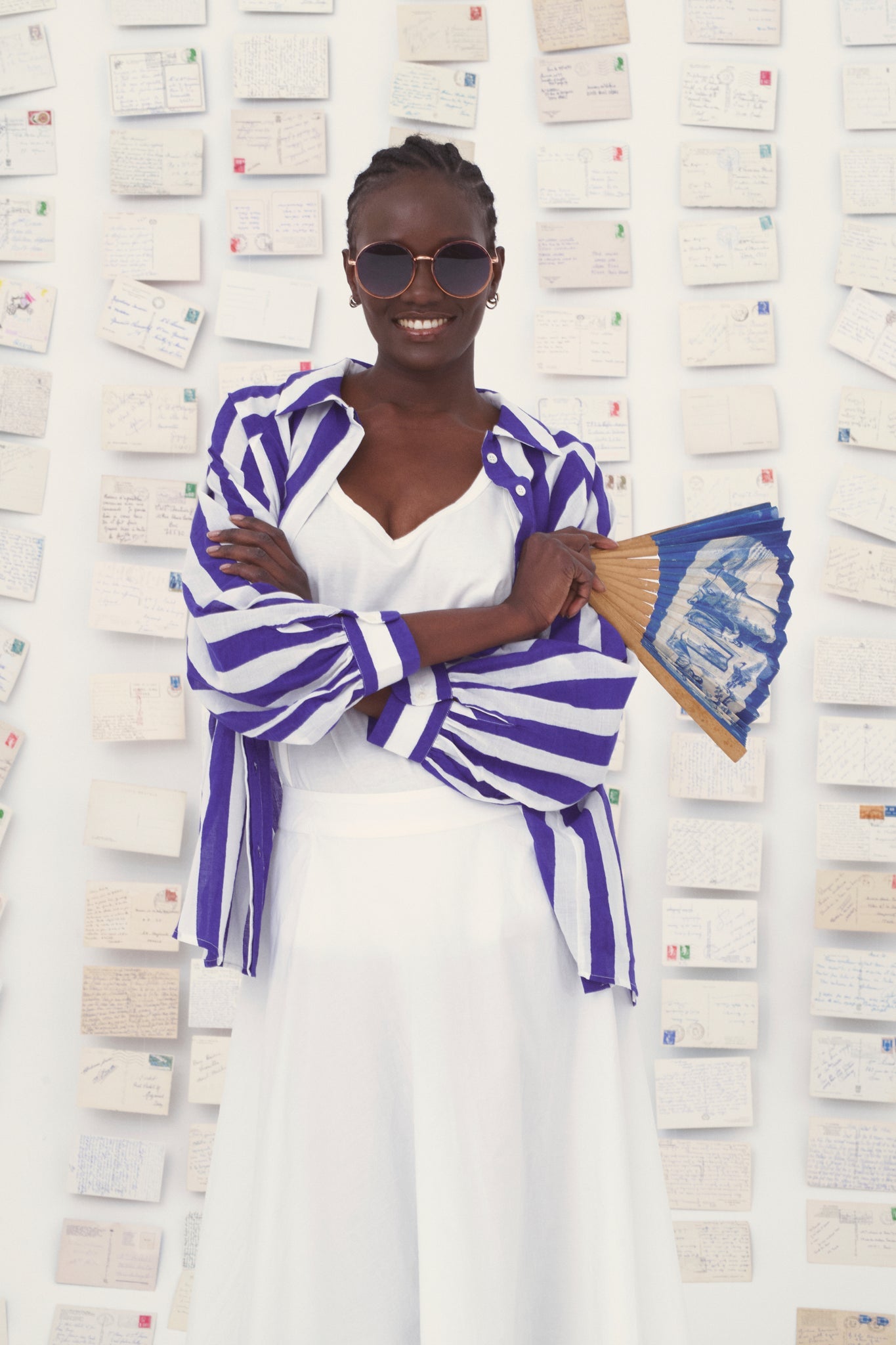 Shirt 23 Shirt Lulu White-Royal-Blue