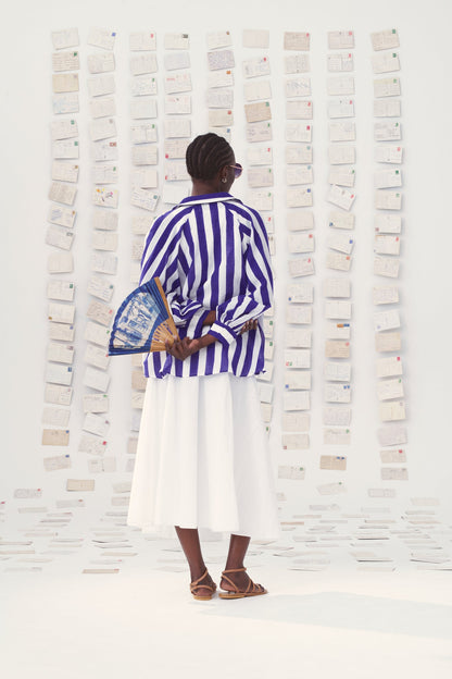 Shirt 23 Shirt Lulu White-Royal-Blue