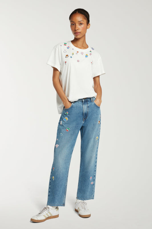 Tshirt Tee004d White