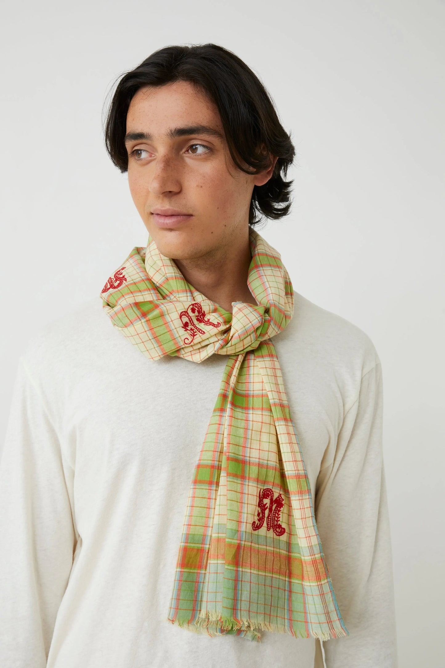 Scarf Alphabet 825 Matcha