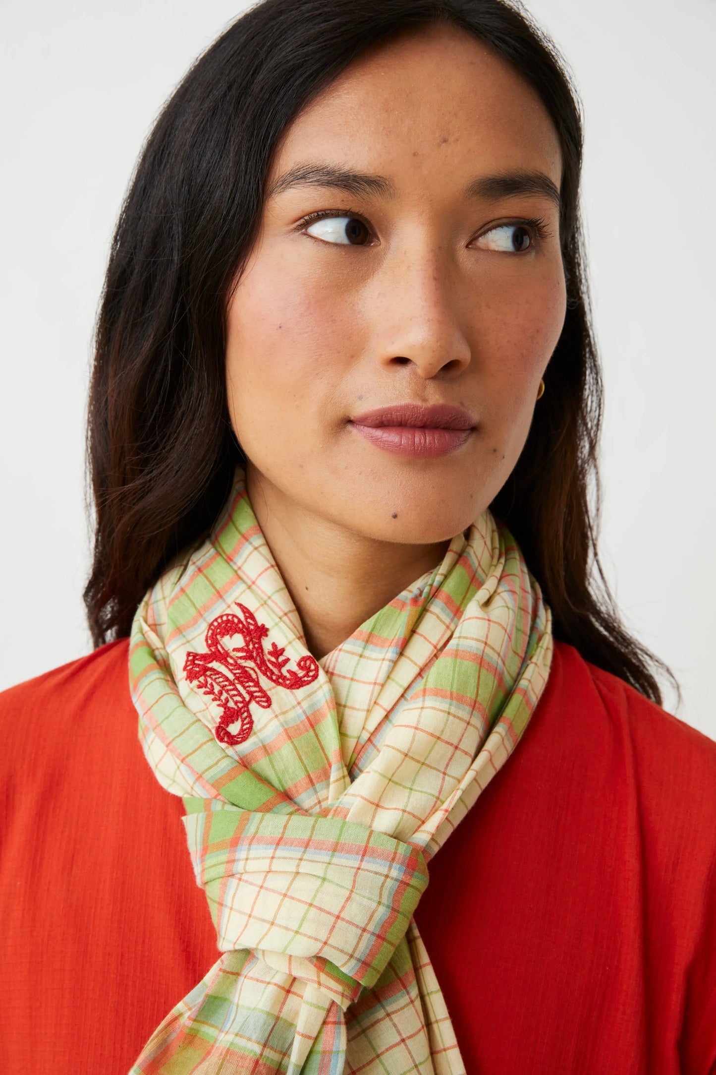 Scarf Alphabet 825 Matcha